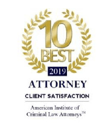 10 Best Attorney Client Satisfaction 2019 - American Institute of Criminal Law Attorneys