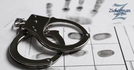 handcuffs and fingerprints