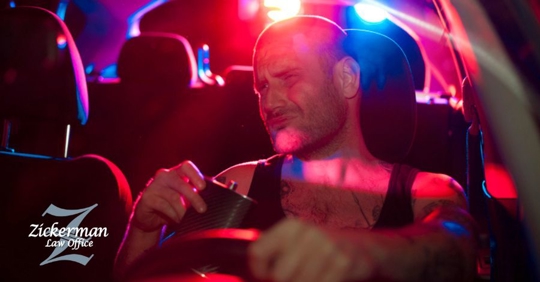 driver being puller over for DUI